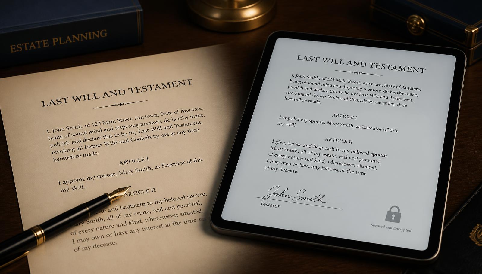 Electronic Wills: Will Going Digital Stop Inheritance Disputes?